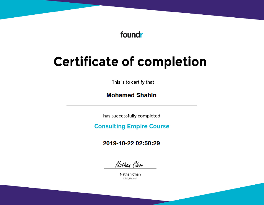 EquiJuri Foundr Consultant Empire Course Certificate EquiJuri Foundr Consultant Empire Course Certificate