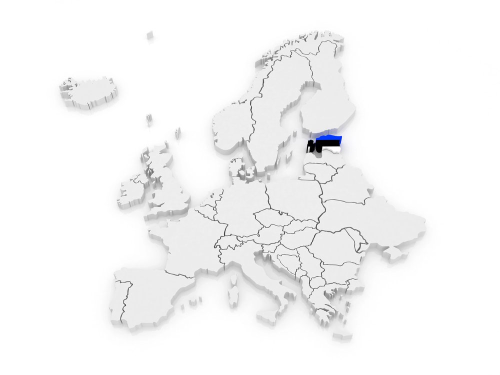 Estonia on EU Map